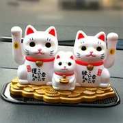 Chúc mừng ba con mèo mặt trời lắc búp bê đầu xe đồ trang trí của ông cung cấp ô tô Zhao Fu Lucky mèo - Khác