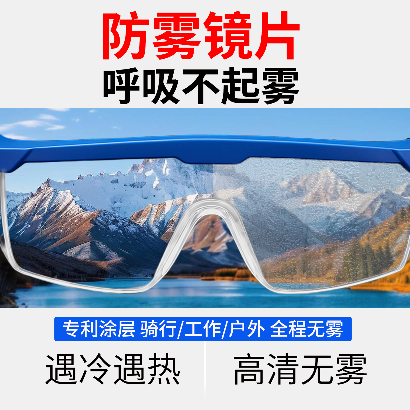 多功能护目镜骑行防风眼镜防粉尘防雾防护镜劳保防飞溅高清保护镜
