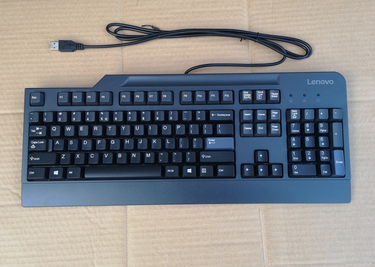 Machine-Supplied Stock Wired Desktop Computer Keyboard for Business Office and Home Use, Standard Universal Waterproof Black Keyboard
