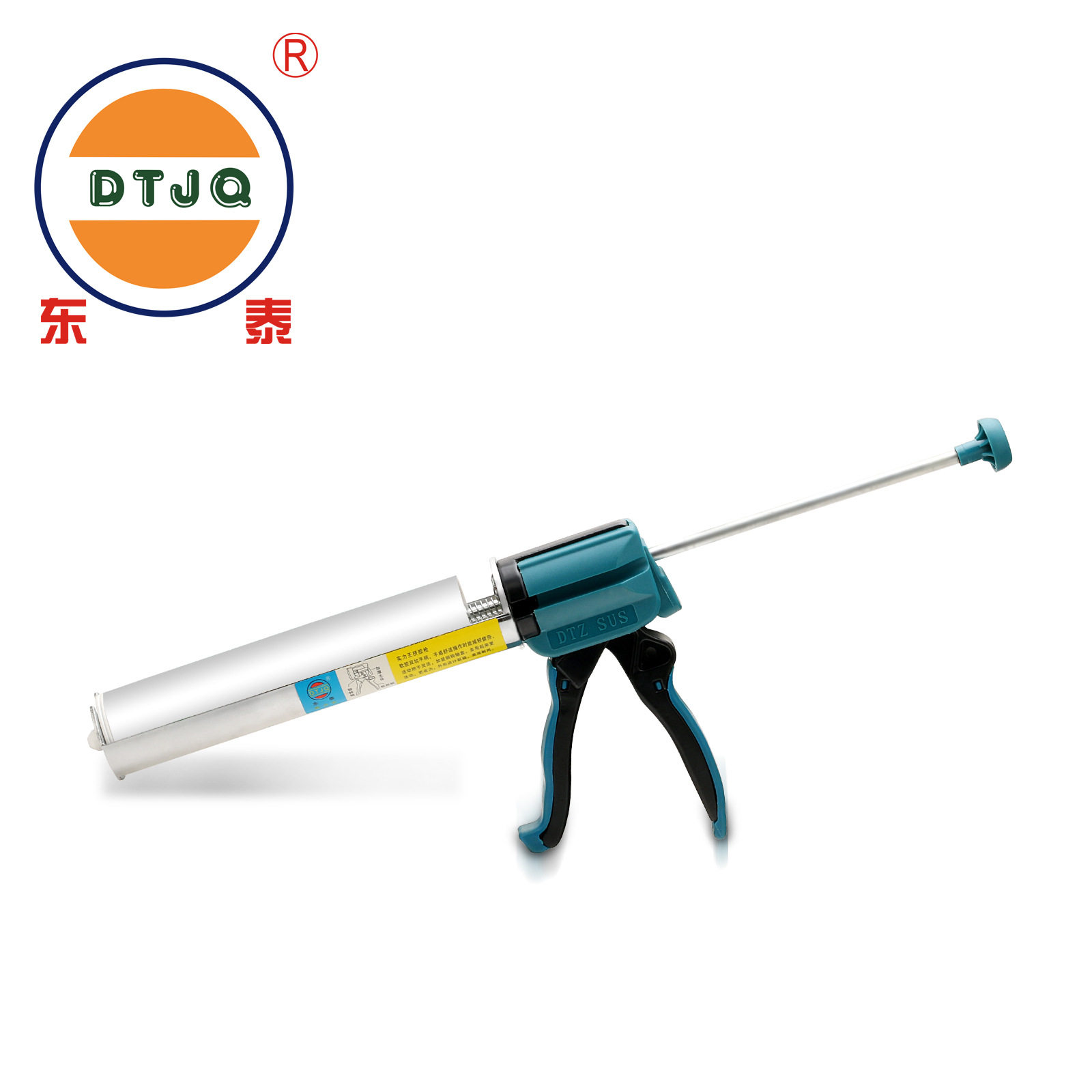 Dongtai three-pole propulsion glass glue gun All-steel glass glue gun plugging glue gun Labor-saving and durable glue gun