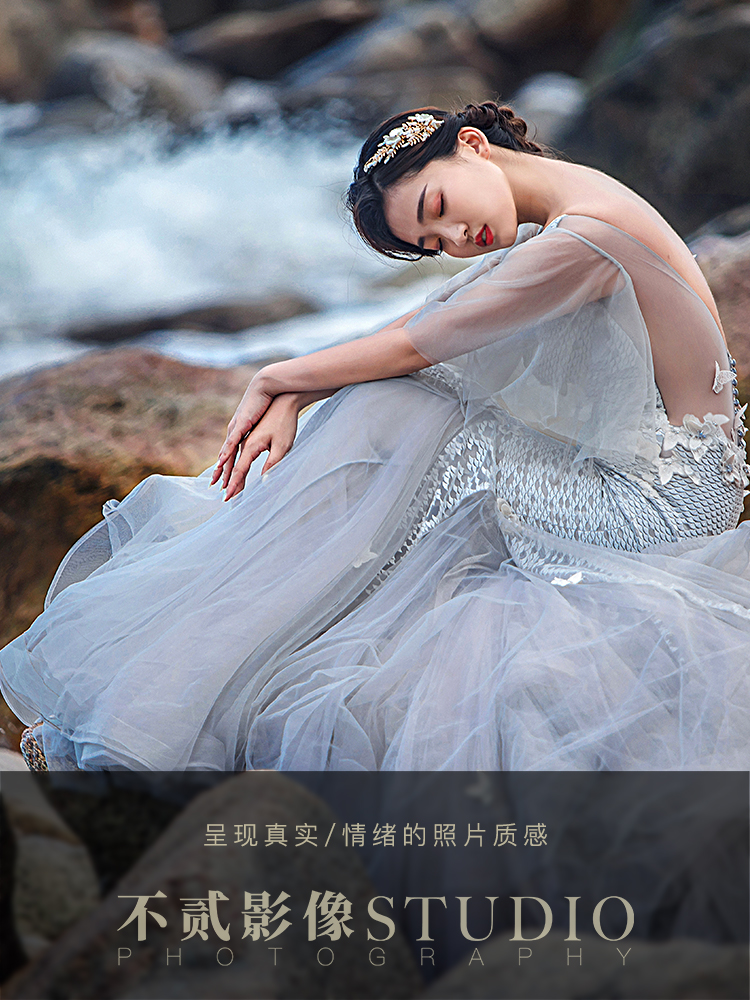 Sanya Brigades Filming Wedding Photography Travel Wedding Sea View Wedding Dress Photos Annual Honeymoon Writing Really No Two Images Studios