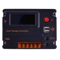 CMG12V24V20A Solar Energy Controller Dual DC mouth liquid crystal luminated display solar charger