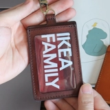 Оригинальный кожаный ретро картхолдер, бейджик, японские и корейские, из натуральной кожи