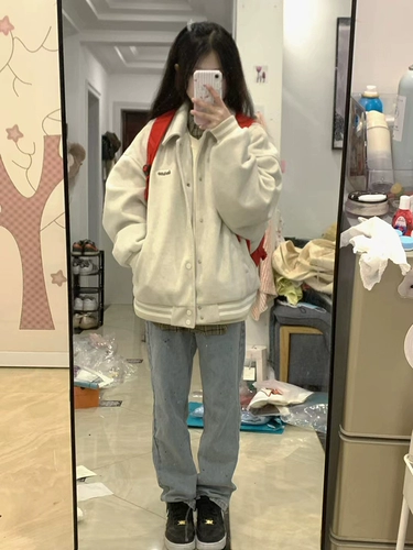 Ретро бейсбольная форма, осенняя сексуальная куртка, в американском стиле, подходит для подростков