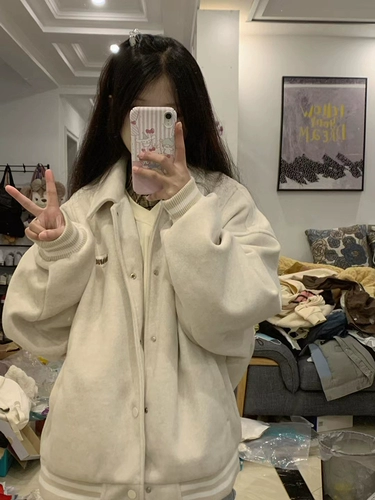 Ретро бейсбольная форма, осенняя сексуальная куртка, в американском стиле, подходит для подростков