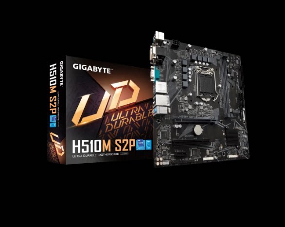 Gigabyte Gigabyte H510M S2P boxed H610M-S2 with PIC interface industrial control CPU motherboard set
