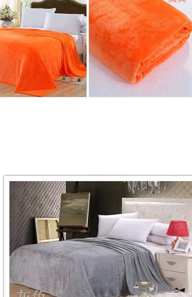 Fale nhung chăn tấm flannel giản dị chăn điều hòa chăn chăn là màu tinh khiết nhung nhung chăn chăn lông cừu nekio