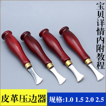 Hand leather furniture DIY advanced side wire instrumental equimeter press-edge instrumental leather hot and cold press line for decapitated wire type