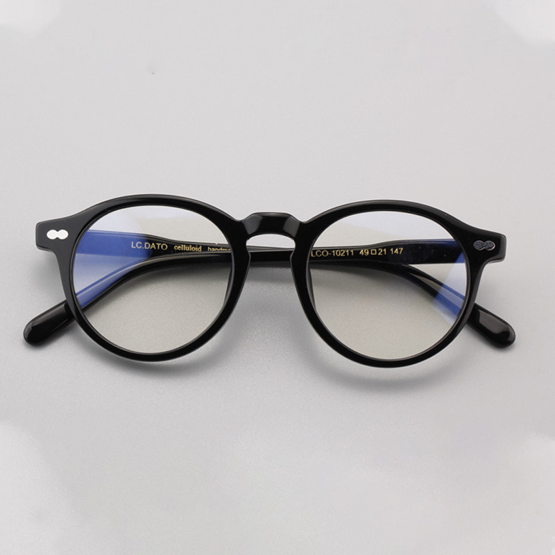 Meteorological glasses of myopia glasses frame Japanese hand - made glasses frame cellulus eyeframe frame of the male face 1021