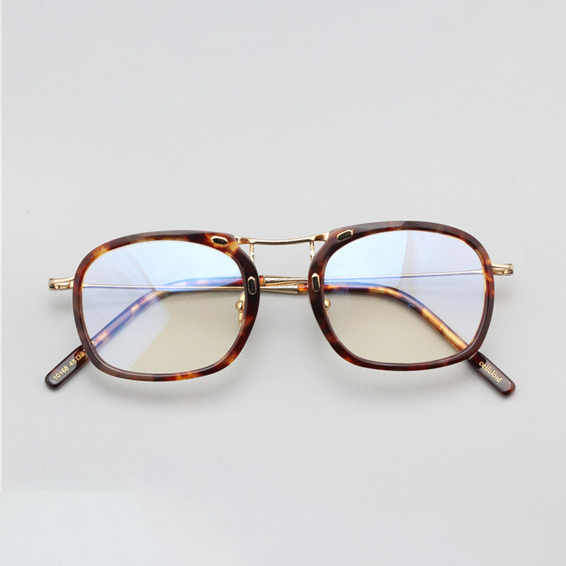 Retro Eyeframe Tide Glasses Men Glasses Frame Celluloid frame is ultra light and comfortable 10168