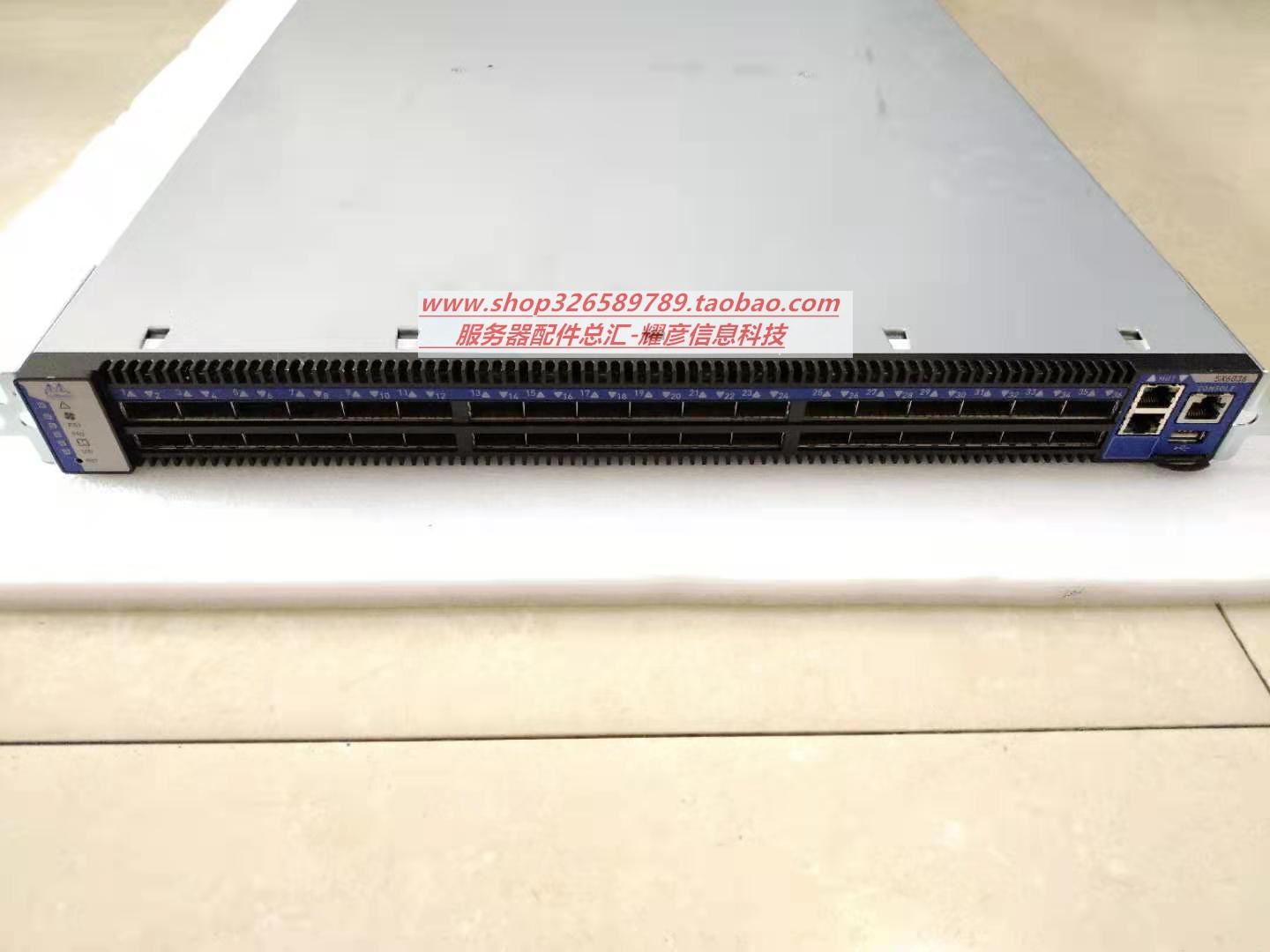Original installation Mellanox SX6036 56gb FDR Infiniband IB Switch