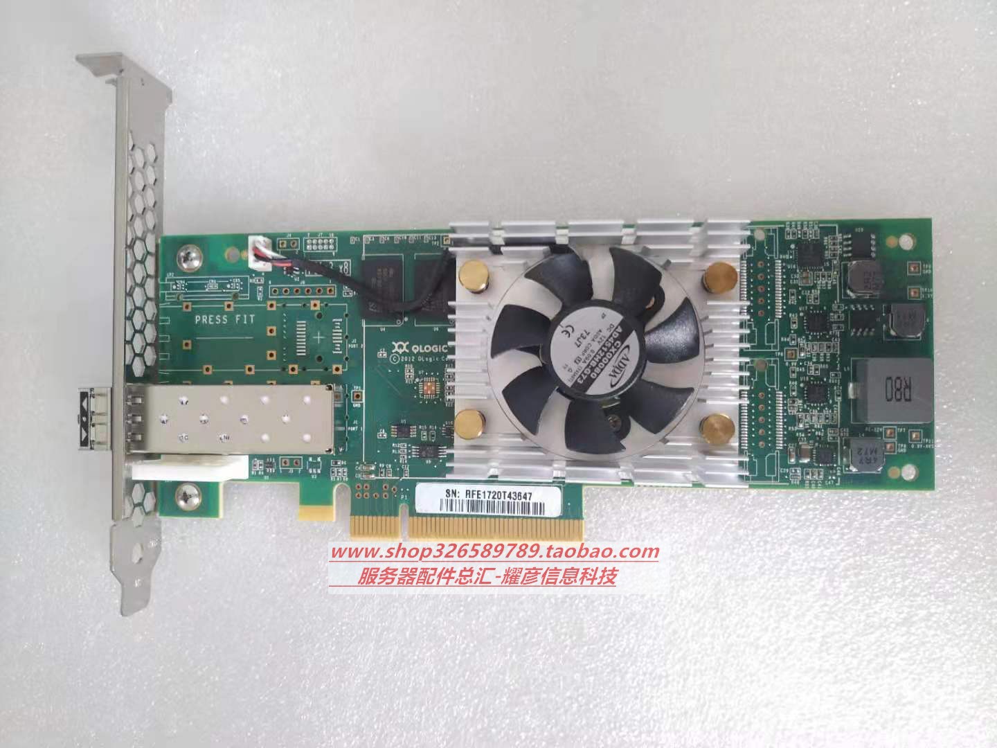Original loaded Qlogic QLE2670 block 16Gb Single-mouth FC HBA Optical fiber card with mold-Taobao