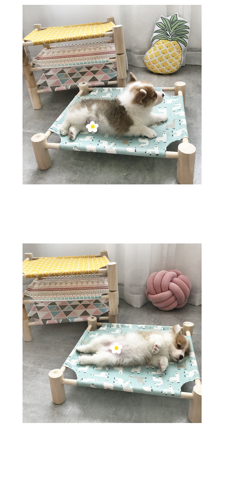 IKEA gió chó mat mat cắn chó nhỏ Teddy kennel mùa hè hơn gấu Bomei Keji mèo trampoline - Cat / Dog hàng ngày Neccessities 	bát ăn cho chó cảnh	