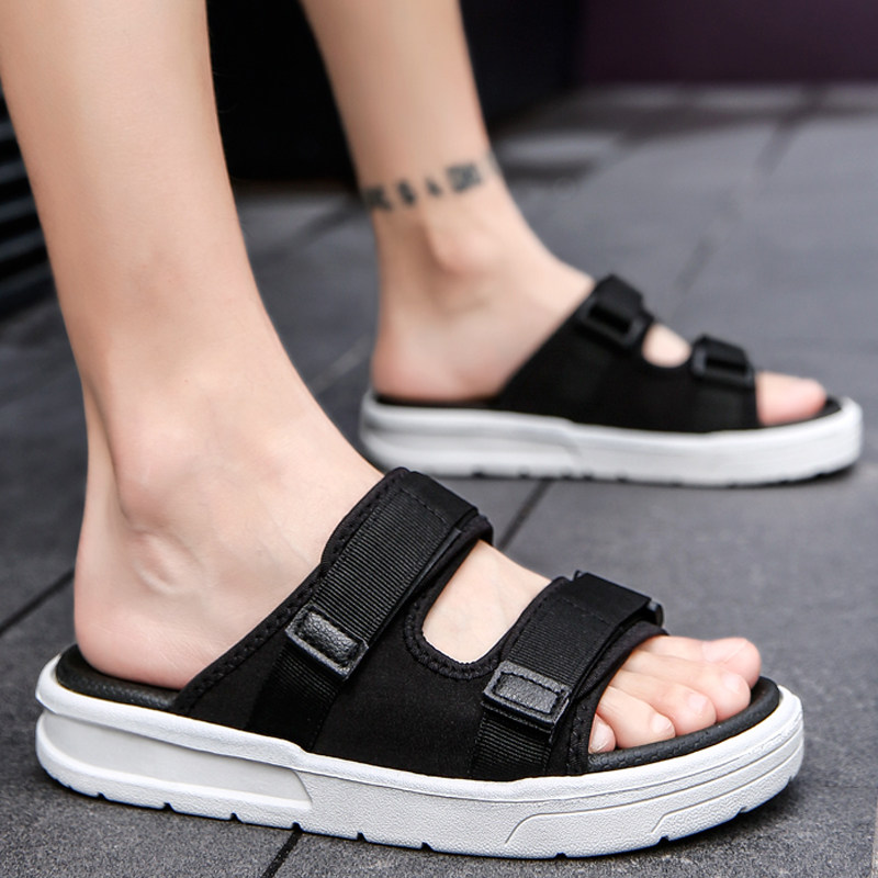 Men Cool Shoes Trend Summer Slippers Fashion Cool Slippers 2022 New Beach Shoes Non-slip Soft Bottom Outside Wearing