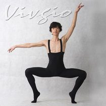 Vivgio art révéré danse hommes ballades avec des pantalons siamois haut de taille avec des bas de bas en bas 38303