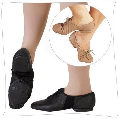 Sansha-Jazz Sansha jazz shoes dance shoes practice shoes low waist lace soft leather shoes JS2