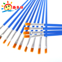 Childrens painting brush Graffiti coloring Acrylic watercolor paint Kindergarten hook line pen row pen Gouache nylon brush