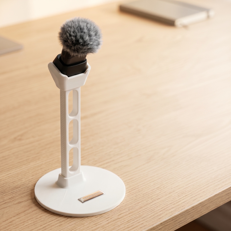 Suitable for Dji Mic Mini Desktop Stand, 3D Printed Pla Material Microphone Stable Storage Support Stand