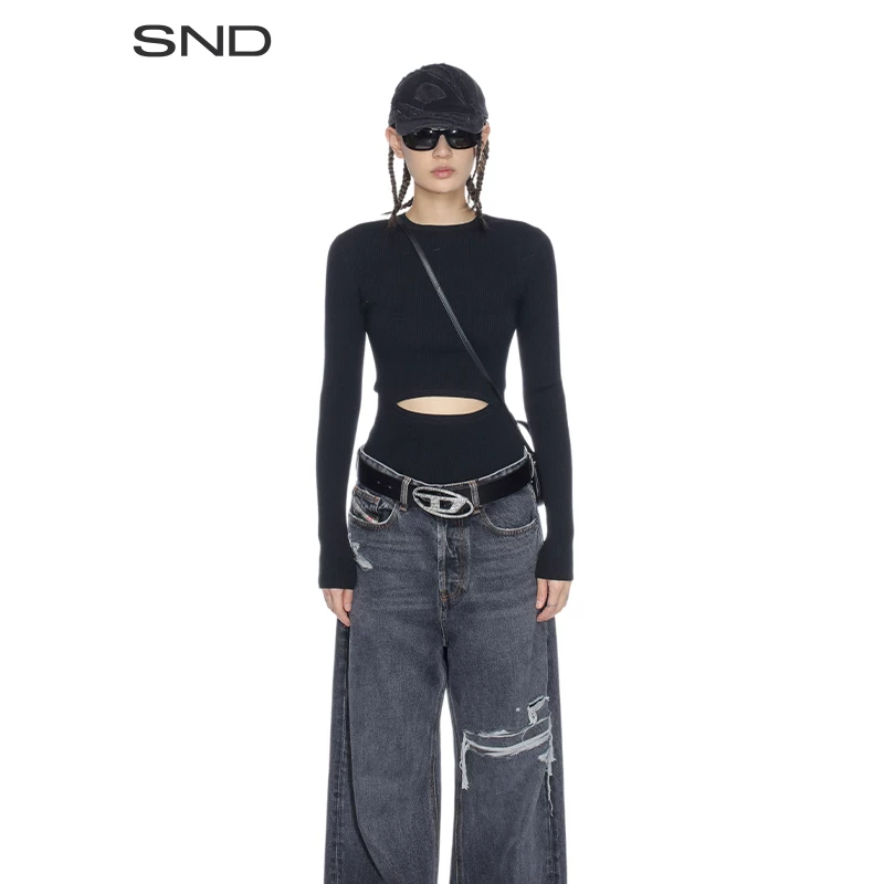 [ДИЗЕЛ designer brand] SND PF23 полуприлеглая водолазка с длинными рукавами для женщин