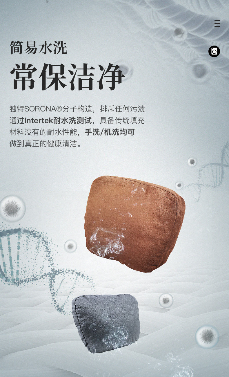 砖叔 仿迈巴赫汽车头枕 麂皮绒+杜邦SORONA枕芯 图8