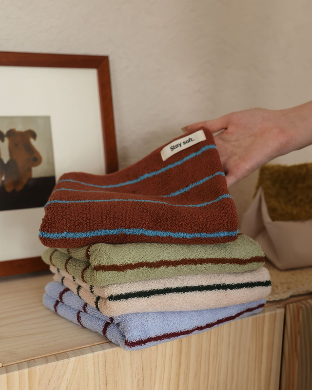 Export to Denmark Order Pure Cotton Striped Simple Combed Cotton Towel/Bath Towel Bathroom Skin-Friendly Absorbent Bath Towel Towel