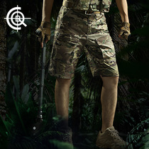 cqb summer military fan tactical OCP camouflage shorts mens water repellent tactical tooling shorts five-point pants