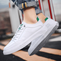 Summer small white shoes mens breathable thin cloth noodles without lacing mens shoes new trends Outdoor casual white board Shoe men