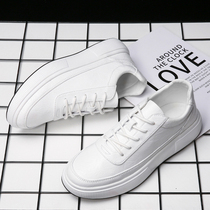 Spring autumn season Little white shoes Mens Boomers Han version Inren 100 hitch student leather face mens shoes 2020 new white board shoes