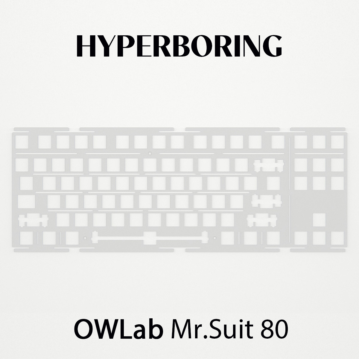 OWLab Mr.Suit 80客制化机械键盘配件：定制你的专属手感，打造梦幻桌面