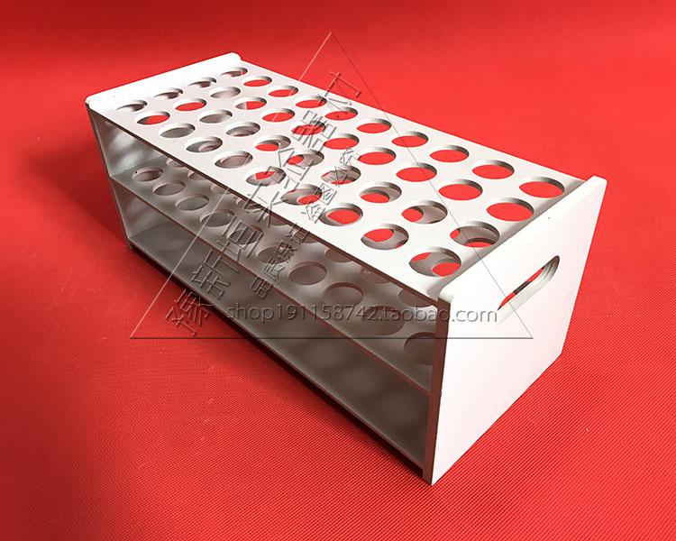 PVFE acid and alkali resistant plastic 40-hole colorimetric tube rack test tube rack centrifuge tube rack 5ml10ml25ml50ml100ml