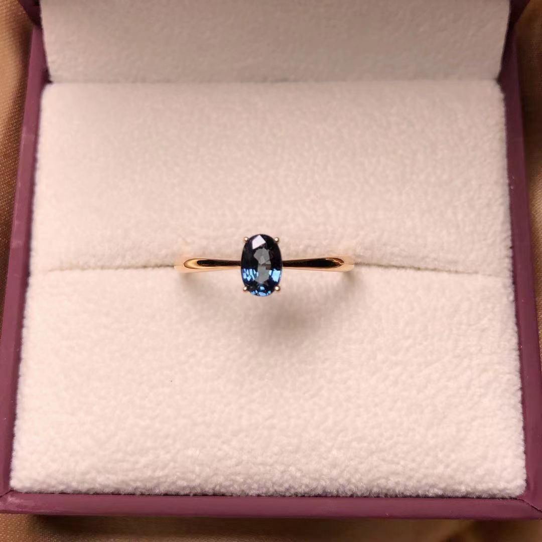 271 ジュエリー 18K ゴールド レディース 天然サファイア リング ゴールド ローズゴールド プラチナ サポート検出