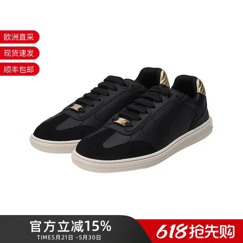 Versace New Men's Lace-Up Sports Casual Shoes 1021863 1A17247 Versace New Men's Lace-Up Sports Casual Shoes 1021863 1A17247