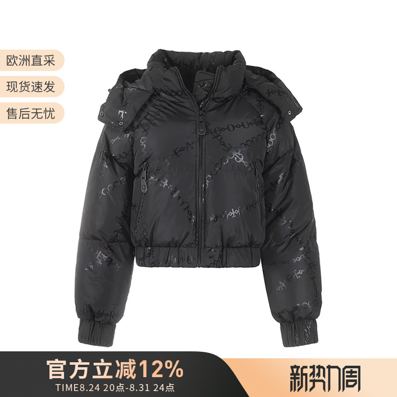Versace Vjc Women's Duck down Hooded Short down Jacket Coat 75Hau402 Cqs80 Versace Vjc Women's Duck down Hooded Short down Jacket Coat 75Hau402 Cqs80