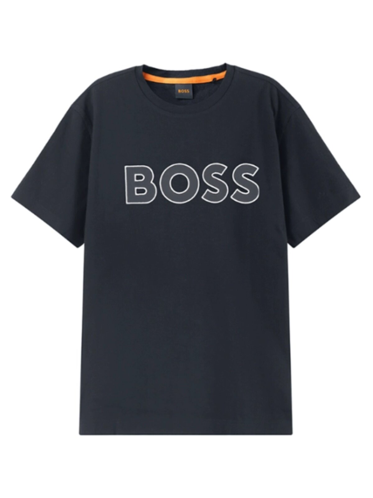 Hugo Boss Men's Cotton Logo Pattern Round Neck Men's Short-Sleeved T-Shirt 50483711