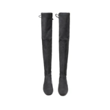 Женские осенне-зимние сапоги выше колена на низком квадратном каблуке с круглым носком, высокие сапоги ACCORDION OTK BOOT