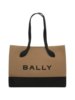 Bally Women's Unisex Canvas Tote Bag Shopping Bag Handbag Shoulder Bag Bar Keep on Ew