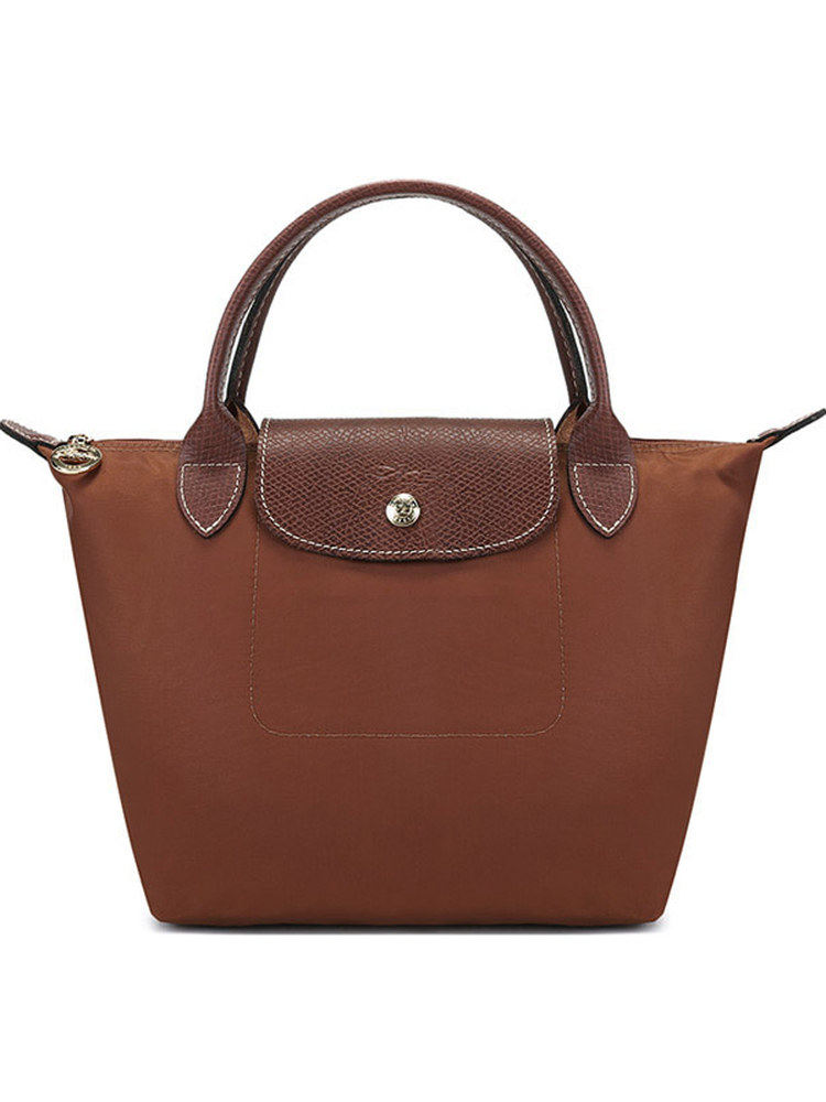 Longchamp Women's New Canvas Small Short-Handle Foldable Dumpling Tote Bag Handbag 1621