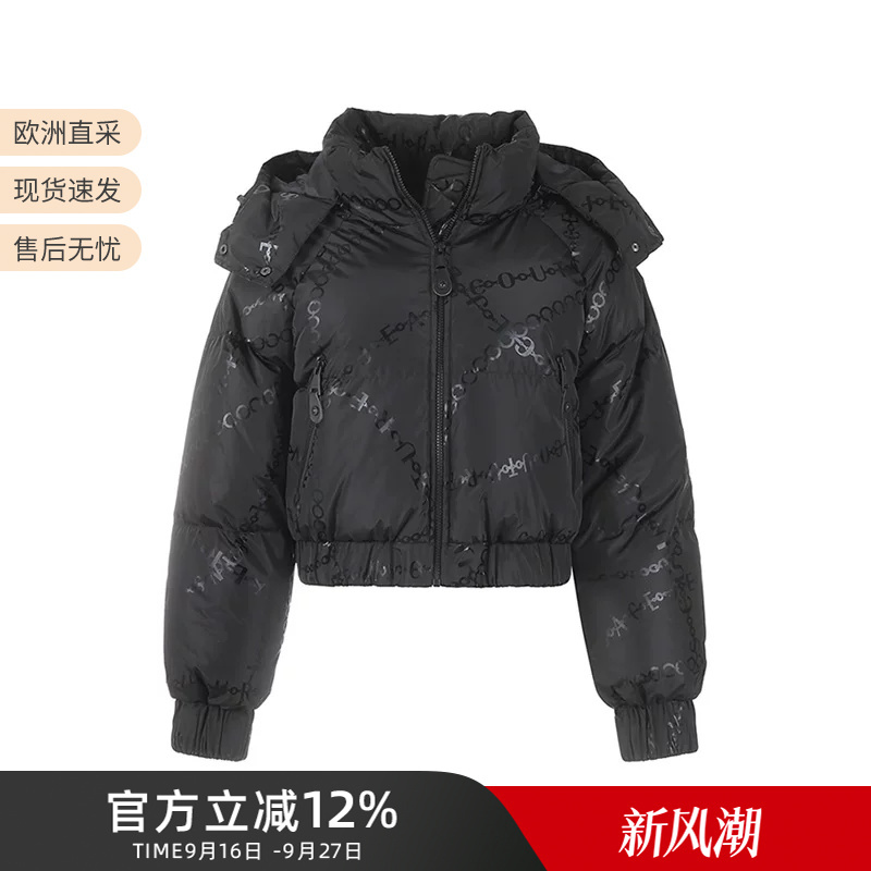 Versace Vjc Women's Duck down Hooded Short down Jacket Coat 75Hau402 Cqs80 Versace Vjc Women's Duck down Hooded Short down Jacket Coat 75Hau402 Cqs80
