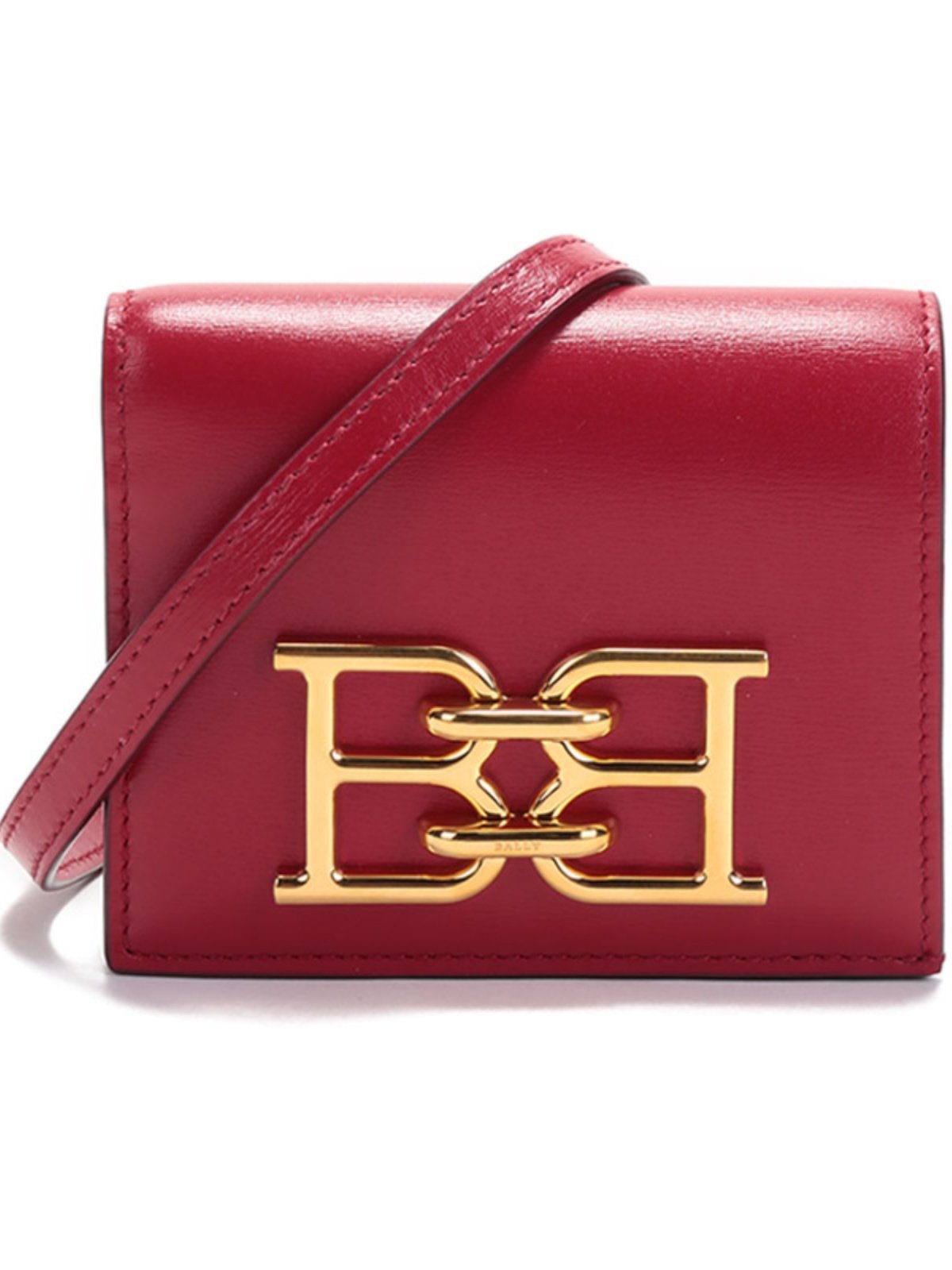 Bally/Bally Women's B-Chain Leather Crossbody Bag Short Wallet Britney W