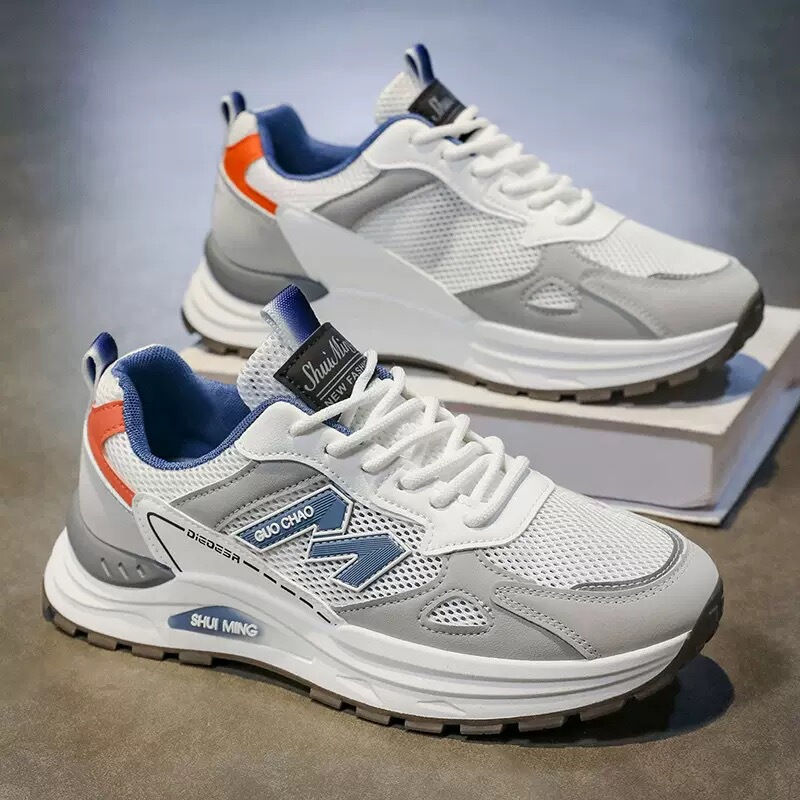 Men's Shoes 2026 New Spring and Summer Breathable Mesh Shoes Comfortable Mesh Casual Versatile Youth Running Sports Trendy Shoes