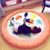 Climbing mat Round thickened floor mat Round baby floor mat Tatami bedroom thickened childrens crawling mat game blanket