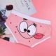 Phim hoạt hình lady lady tam giác màu hồng bông sinh viên gợi cảm in anime góc phẳng eo thấp thời trang