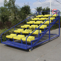 Direct Track and Field Finish Referee Stand 18 Seat Finish Line Referee Stand Athletics Chronograph Stand with Wheels Mobile Type