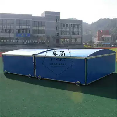 Factory direct reinforced high jump sponge pad protective shed mobile high jump sponge bag protective shed waterproof shed