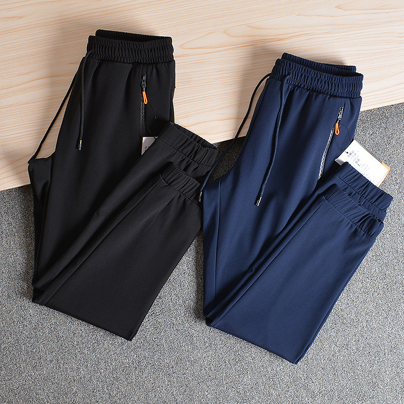 (Waterproof and breathable velvet inside, big brand Yudan) autumn and winter new men's outdoor sports casual pants men's pants