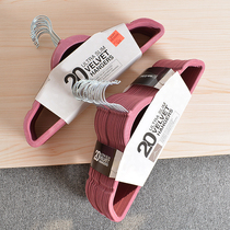 (Exported to Europe and the United States value-added leaks a bundle of 20 foreign trade stocks) home flocking non-slip hangers and hangers