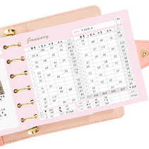 Wealth management function Inner page receipts and payments list Grass List Bills Collage of loose-leaf Hand ledger Core Inner Core A5A6A7 New