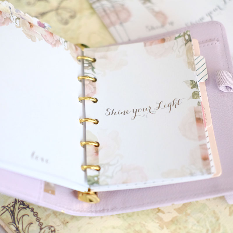 Flower Marks original A7 loose-leaf inner core flower border blank hand account replacement core inner page new product