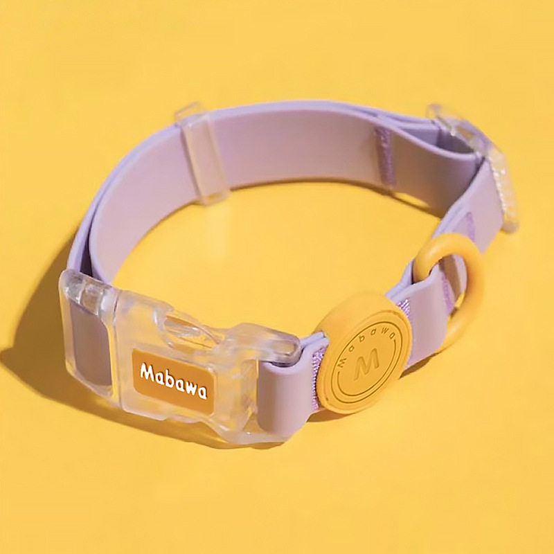 Dog Collar Waterproof Dog Collar Small Dog Collar Large Dog Medium-Sized French Bulldog Teddy Corgi Leash