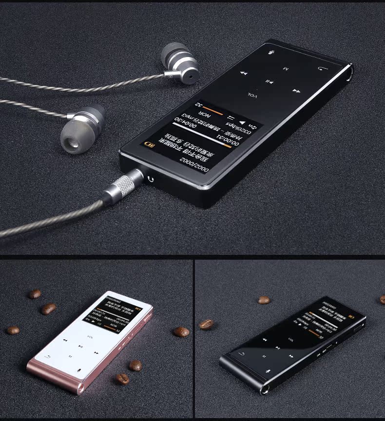 Máy nghe nhạc mp3 iPod UnisCom Bluetooth mp3 máy nghe nhạc mini sinh viên Walkman mp4 màn hình cảm ứng sách điện tử siêu mỏng - Máy nghe nhạc mp3 máy nghe nhạc giá rẻ